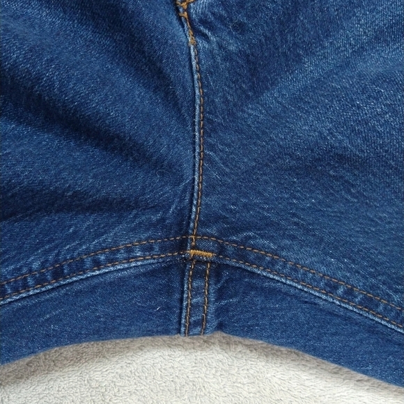 J. Crew Mid Rise Flare Crop Jean in All Day Stretch Button Fly Dark Wash BJ825 - Picture 9 of 9